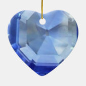 45. Hochzeitssaphir Keramik Ornament (Hinten)