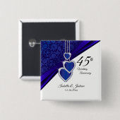 45. Hochzeitsszenario Button (Vorne & Hinten)