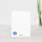 45. Hochzeitstag Karte (Rückseite)