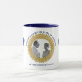 45. Hochzeitstag - Werbegeschenk für Fotobücher Tasse (Zentrum)