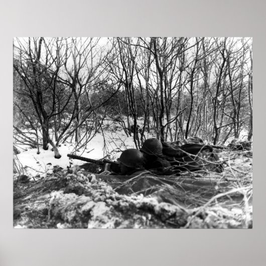 45. Infanterieabteilung bei der Bulge Poster (Vorne)