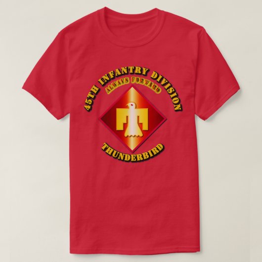 45. Infanterieabteilung T-Shirt (Design vorne)