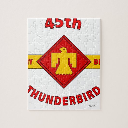 45. INFANTERIEDIVISION "THUNDEBIRD " PUZZLE (Vertikal)