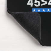 45 ist mehr als 46 Spaß 47 US-amerikanische Flagge Mousepad (Ecke)