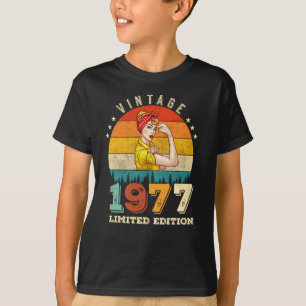 45 Jahre alt 1977 Vintag 45. Geburtstag Geschenke T-Shirt