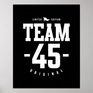 45 Jahre alt - 45. Geburtstag Funny Gift Poster