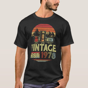 45 Jahre alt Made in 1978 Vintag 45. Geburtstag Re T-Shirt