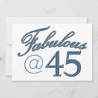 45 Jahre alte Geburtstagsdesigns