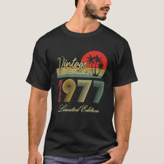 45 Jahre alte Geschenke Vintag 1977 Limited Editio T-Shirt