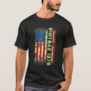 45 Jahre alte Geschenke Vintag 1978 amerikanische T-Shirt