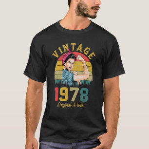 45 Jahre alte Vintage 1978 45. Geburtstag für Frau T-Shirt