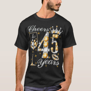 45 Jahre alter Happy 45. Geburtstagskönigin D T-Shirt