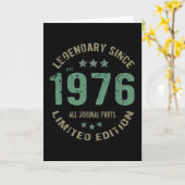 45 Jahre alter Tag Legende 45. Geburtstag Karte (Gelbe Blume)