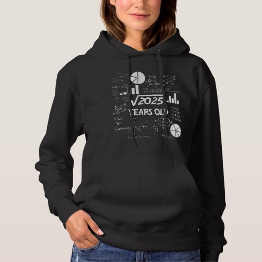 45 Jahre alter Tag Mathematiklehrer 45. Geburtstag Hoodie (Vorderseite)