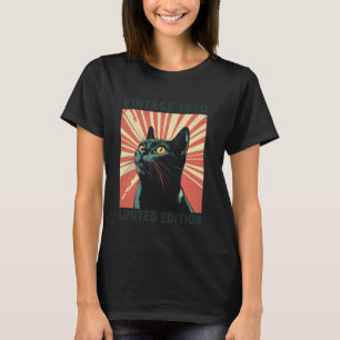 45 Jahre altes Geschenk Vintage 1980 Katzenliebhab T-Shirt
