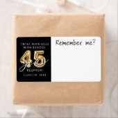 45 Jahre Klasse Wiedersehen Name Tag Erinnern (Insitu)