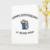 45. JAHRESTAG KARTE (Gelbe Blume)