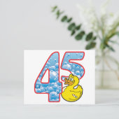 45-jähriges Duck Postkarte (Stehend Vorderseite)