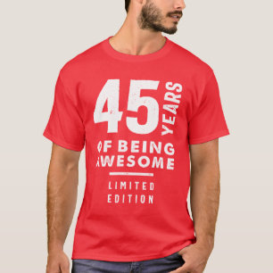 45-jähriges Geschenk 45. Geburtstagsgeschenkidee T-Shirt