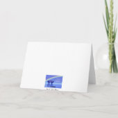 45-jähriges Sapphire Hearts Foto Karte (Rückseite)