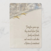 45-jähriges Vow Renewal Wedding Program Programm (Vorderseite)