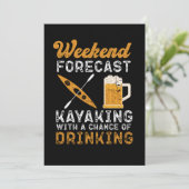 45.Kayaking Weekend Forecast Kayaking With A Chanc Save The Date (Stehend Vorderseite)