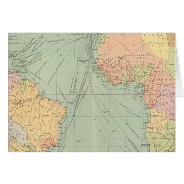 45 Kommunikationslinien, Atlantik (Vorderseite (Horizontal))