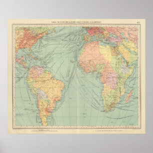 45 Kommunikationslinien, Atlantik Poster