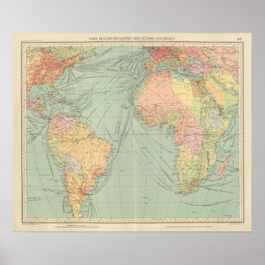 45 Kommunikationslinien, Atlantik Poster (Vorne)