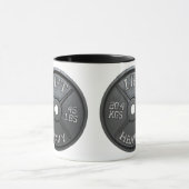 45 LBS Barbell Plate - LIFT HEAVY Tasse (Zentrum)