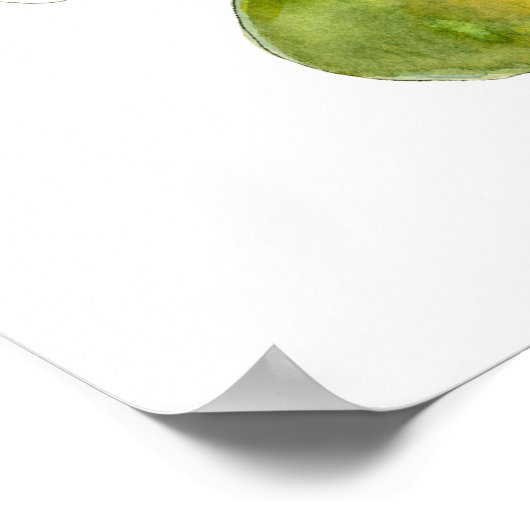 45 Lieben Herz Großes Poster (Ecke)