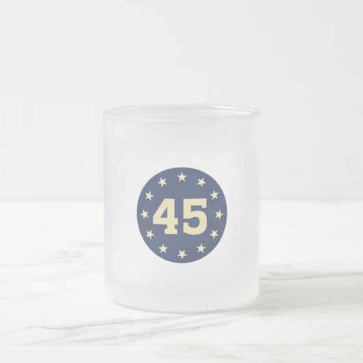 "45" MATTIERTE TASSE (Mittel)