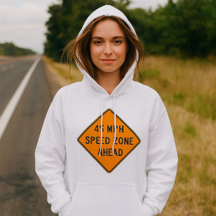 45-MPH-Geschwindigkeitsbereich vor benutzerdefinie Hoodie
