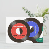 45 Platten kundengerecht Einladung (Stehend Vorderseite)