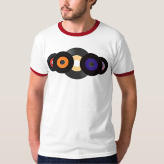 45 Platten Retro T - Shirt