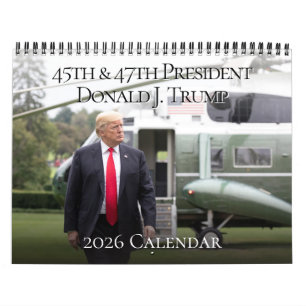 45. Präsident Donald J Trump 2027 Foto Kalender
