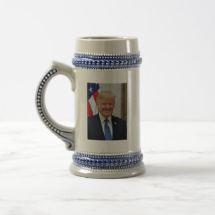 45 Präsident Donald Trump Bierglas