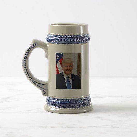 45 Präsident Donald Trump Bierglas (Links)