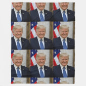 45 Präsident Donald Trump Fleecedecke (Vorderseite)