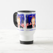 45. Präsident Donald Trump _ Reisebecher (Vorderseite Links)