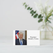 45 Präsident Donald Trump Visitenkarte (Stehend Vorderseite)