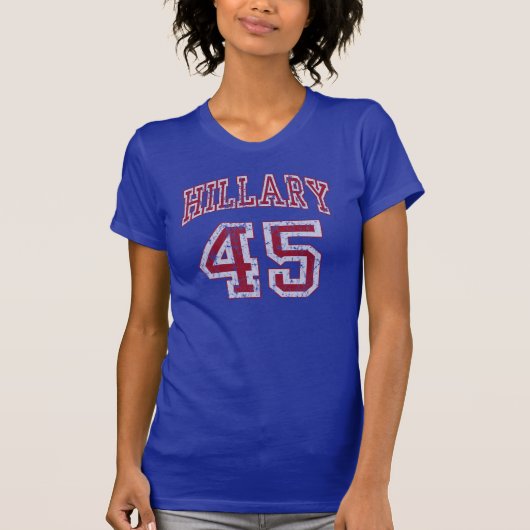 45. Präsidentin Hillary Clinton 2016 T-Shirt (Vorderseite)