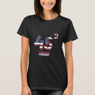 45 quadriertes TRUMP T-Shirt