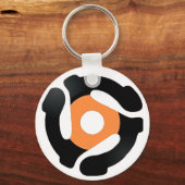 45-Record-Adapter-Schlüsselanhänger - Vinyl Schlüsselanhänger (Vorderseite)