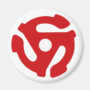 45 RECORD ADAPTOR Kühlschrankmagnet