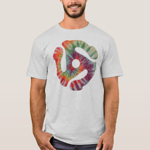 45 Rekordadapter - gefärbte Krawatte T-Shirt