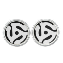 45 Rekordadapter-Manschettenknöpfe