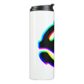 45 rpm Record Adapter Thermal Tumbler Thermosbecher (Nach links gedreht)