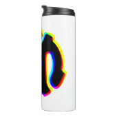 45 rpm Record Adapter Thermal Tumbler Thermosbecher (Nach rechts gedreht)