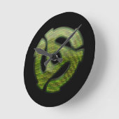 45 rpm Reflector Runde Wanduhr (Winkel)